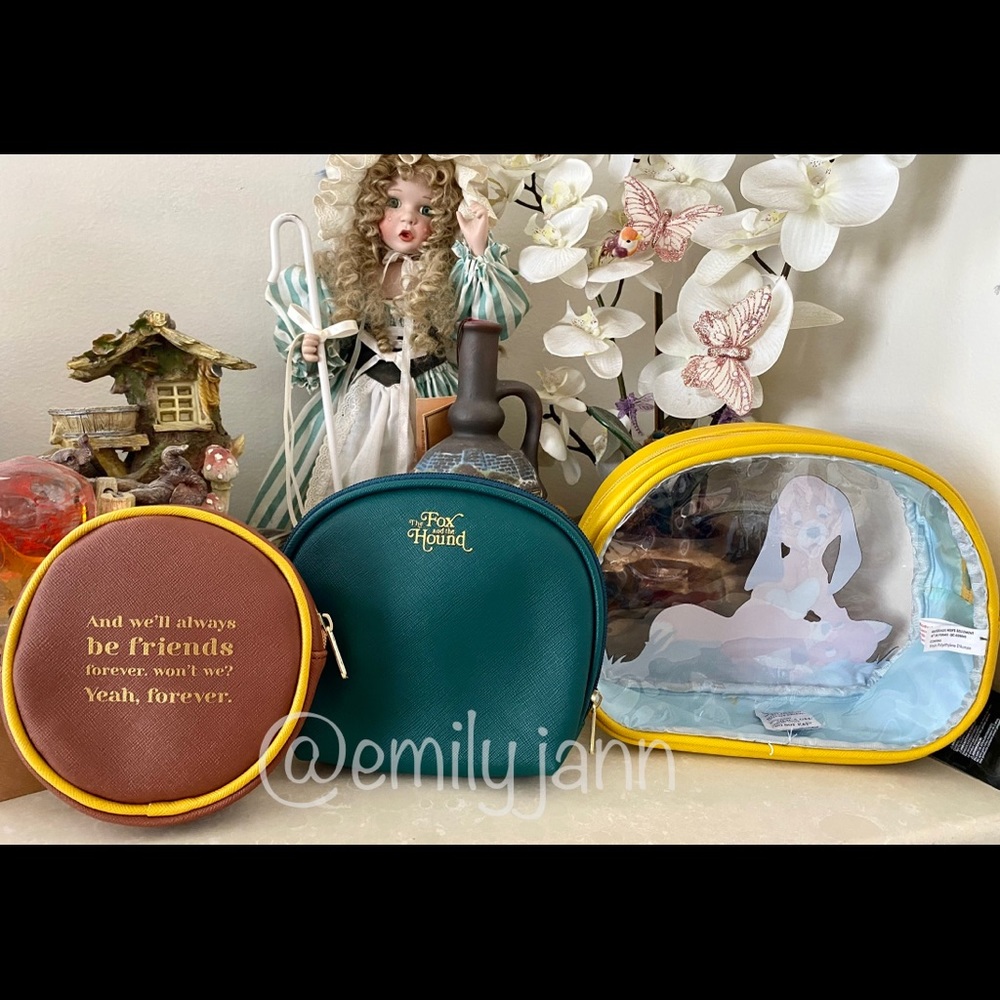 Fox & the Hound✨Cosmetic Bag Set - Picture 3 of 7